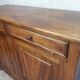 Solid walnut sideboard with 2 doors and 2 drawers, late 19th century