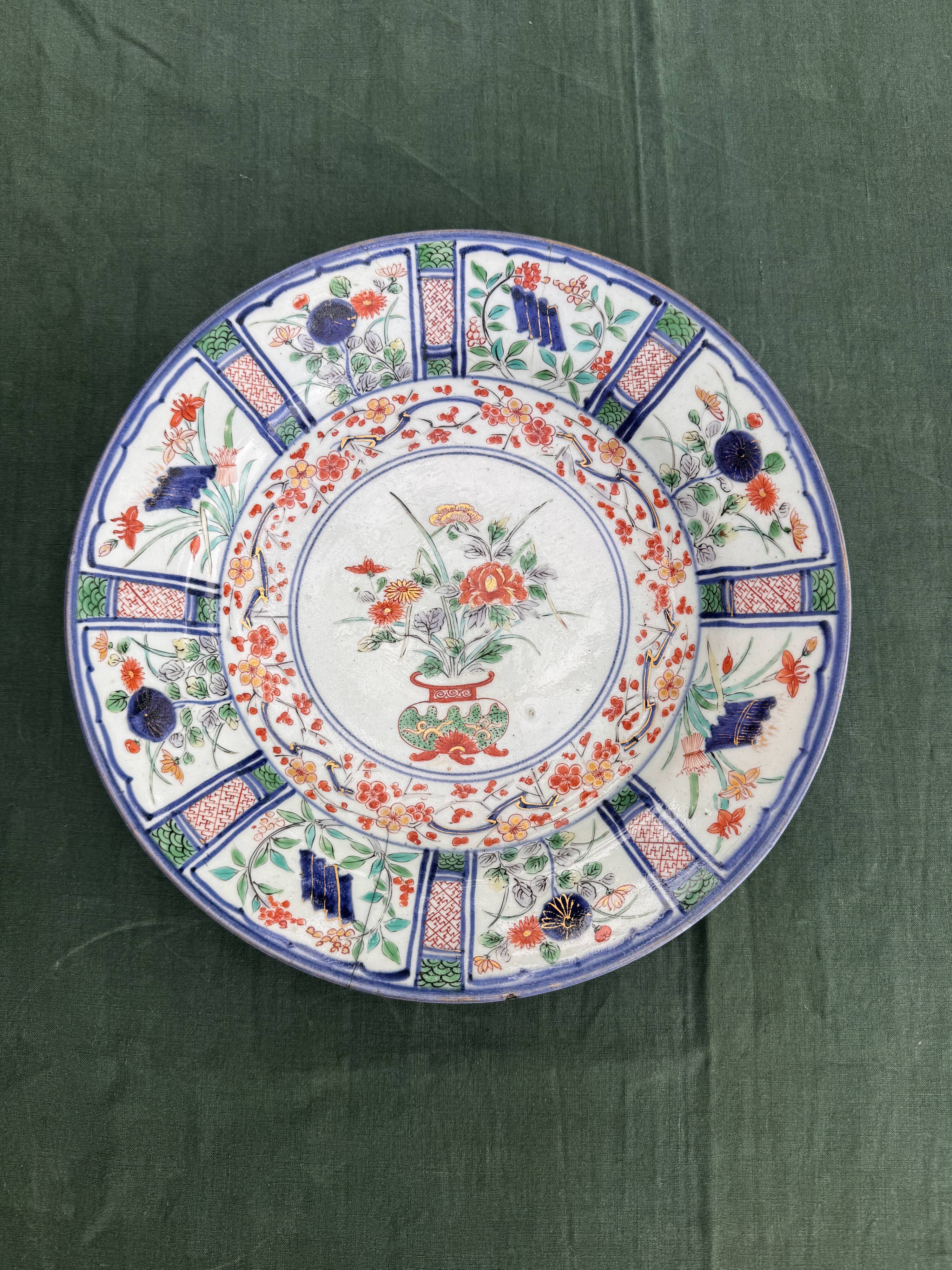 Assiette Imari