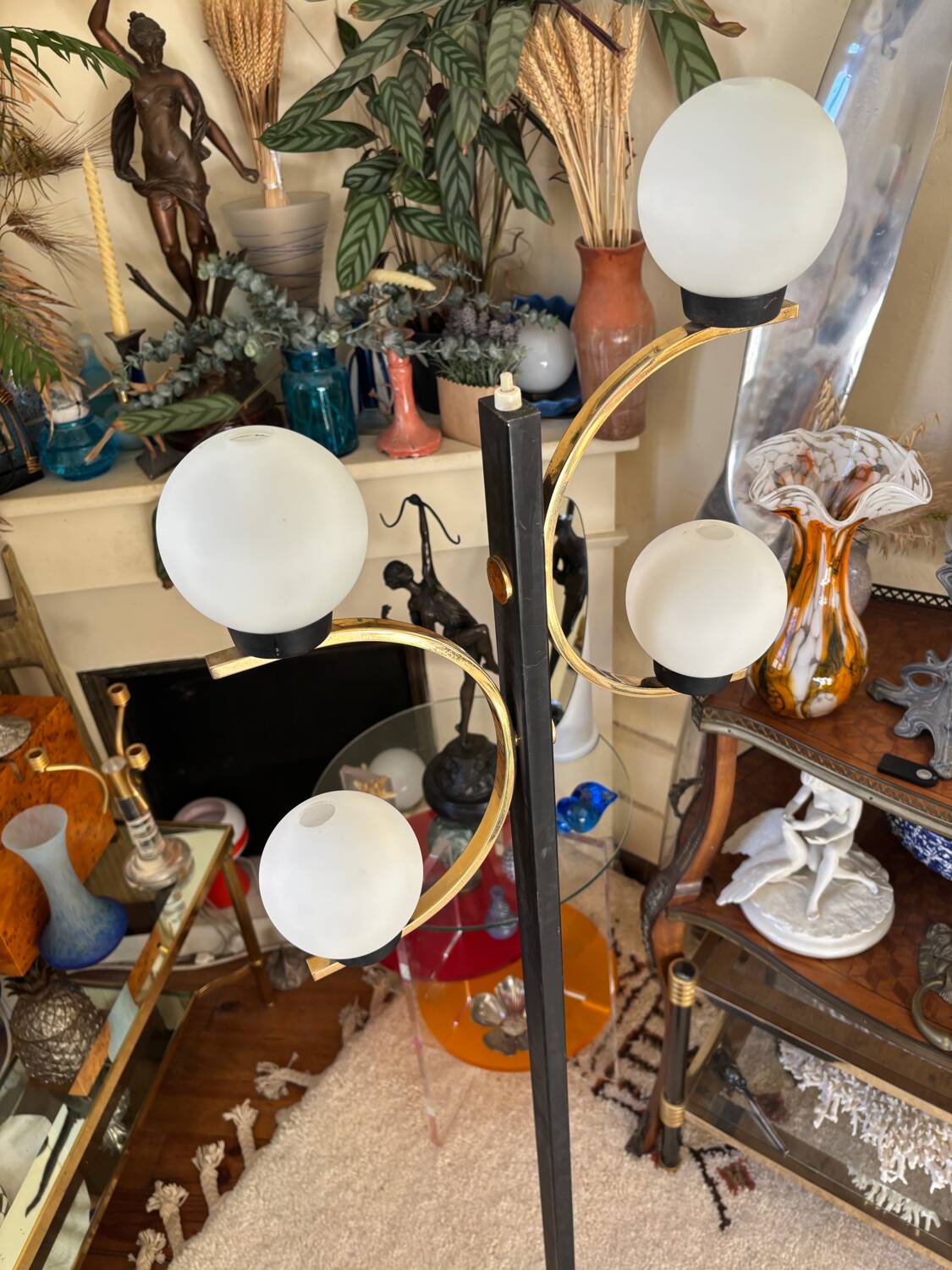 Vintage floor lamp 1950s 1960s retro chic design