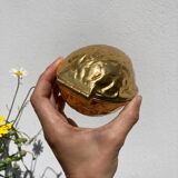 Golden metal nutcracker