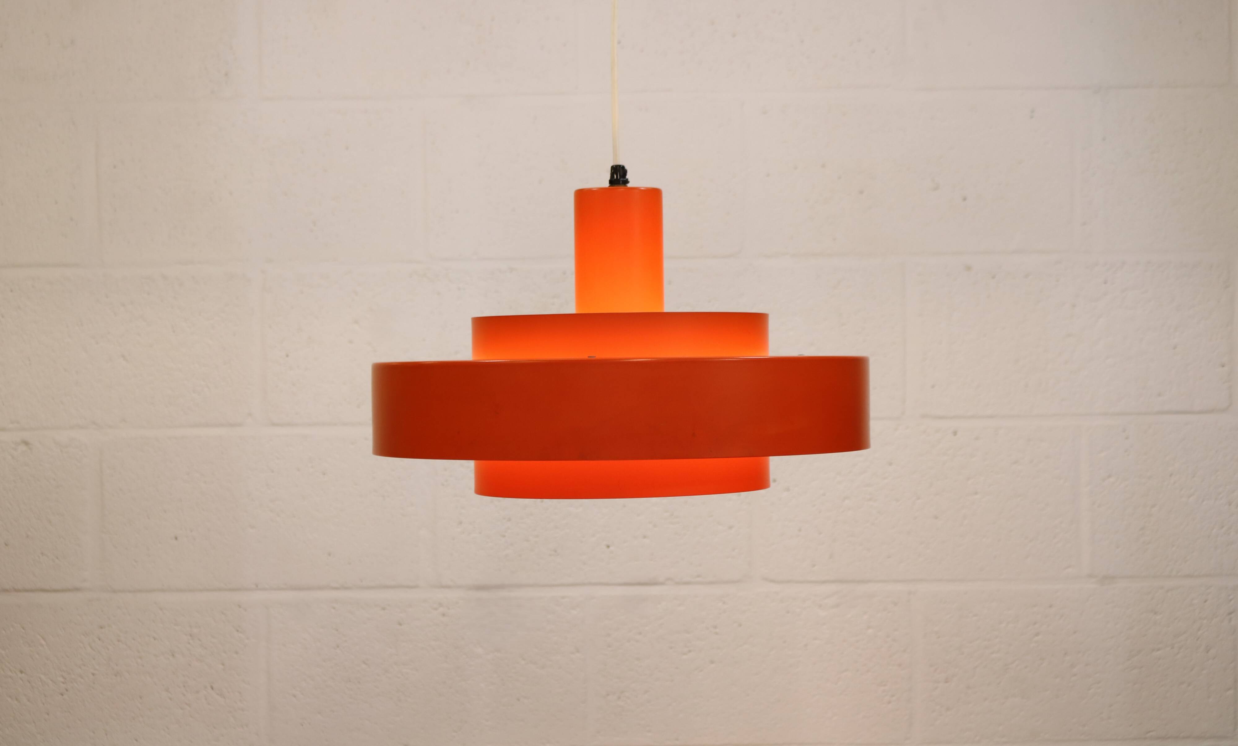 Mid-century modern hanging lamp by Jo Hammerborg - Fog & Morup - model Equ