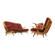 Canapés et fauteuils lounge au design vintage Sprij / Spuij’s, années 1960