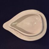 Vintage vase, geometric frieze and flowers with a black border.