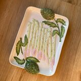 Asparagus slushie dish
