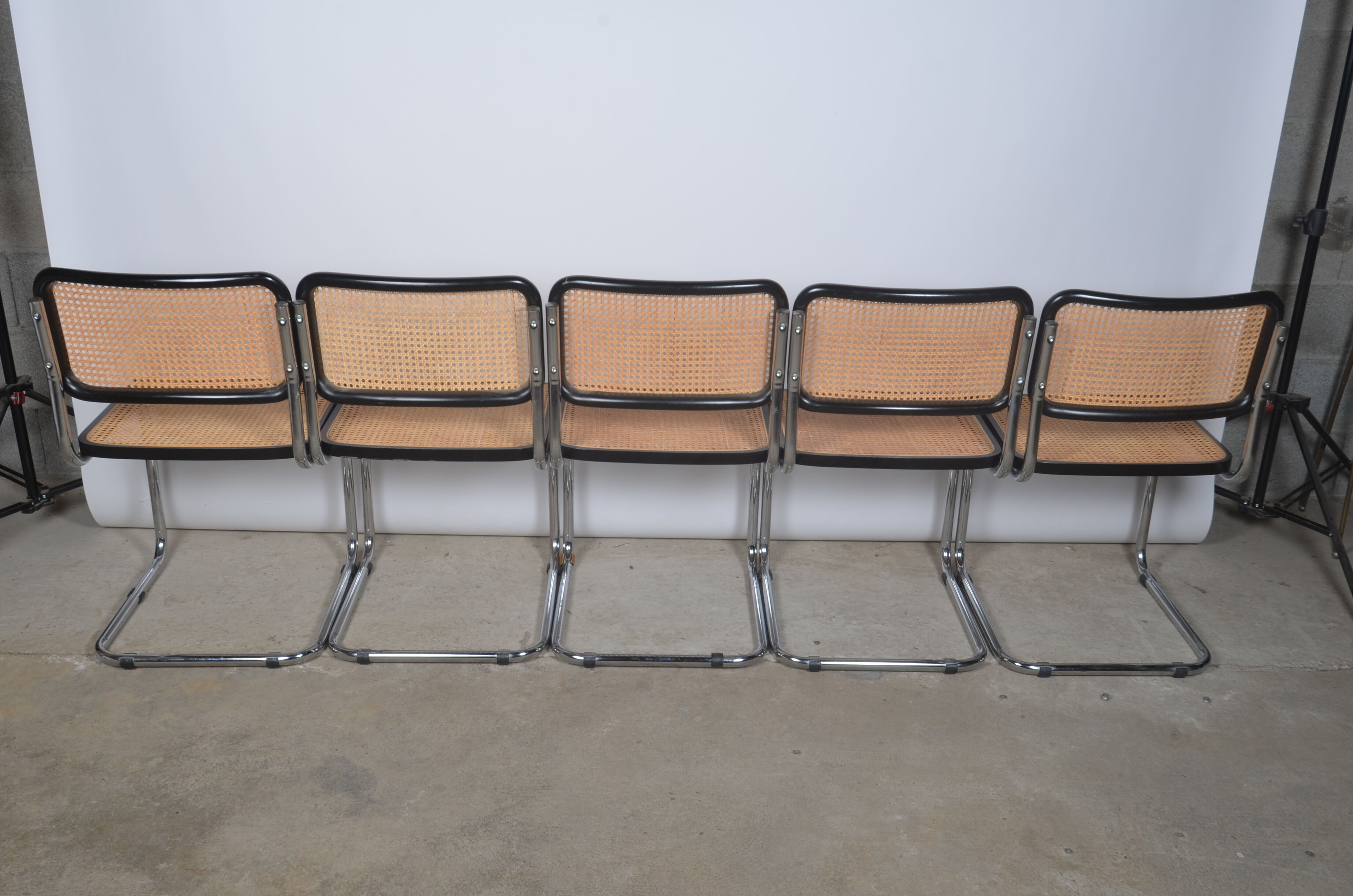 Chairs Cesca B32 by Marcel Breuer