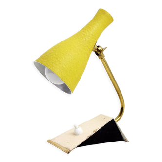 Yellow vintage lamp