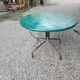 Wrought iron garden table