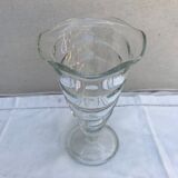 Ancient wine ox abondance Bormioli Rocco moulded glass made in italy vintage