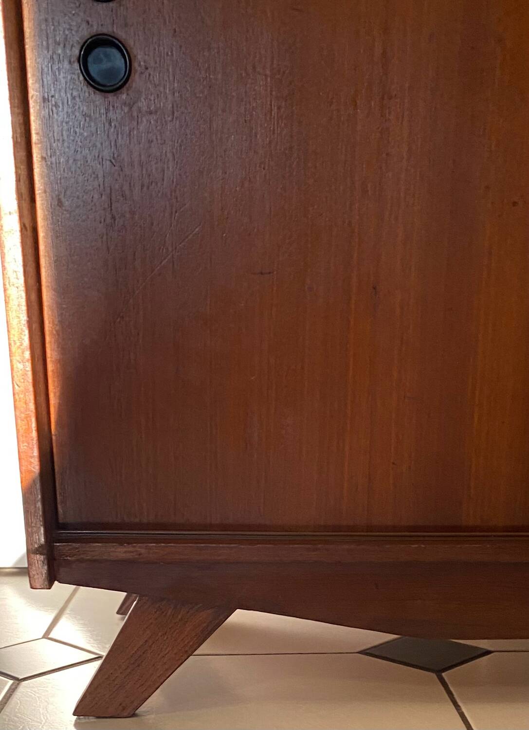 Vintage compass feet sideboard