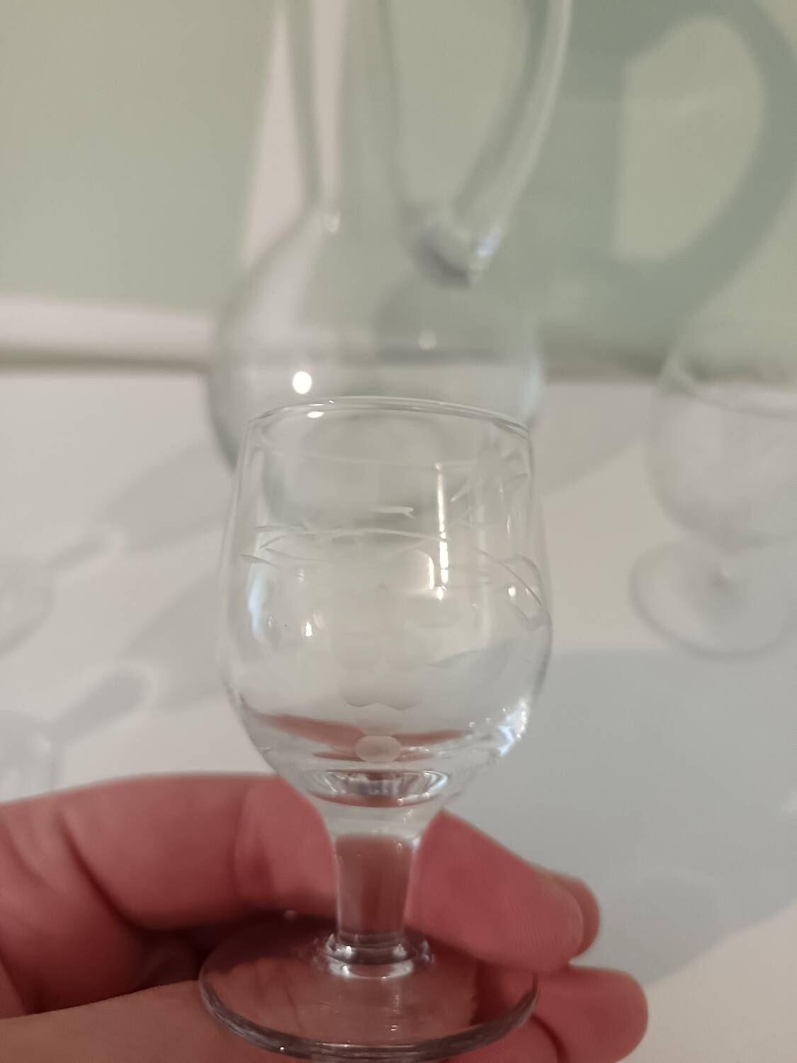 Service à digestif (Carafe 4 verres)