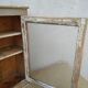 Antique wooden bathroom cabinet patinated