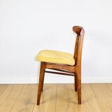 Vintage Hałas chairs yellow vintage - set of 2