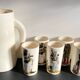 Vintage ceramic orangeade set