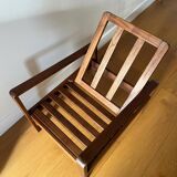 Vintage wooden armchair for children 1960