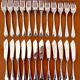 Christofle Marot Berain, 12 fish cutlery sets, shell decor