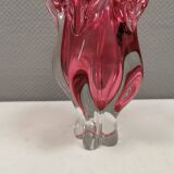 Bohemian glass vase, by Josef Hospodka for Chrisbka Glaswerke 1960s