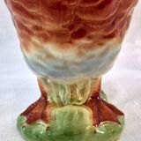 Zoomorphic pitcher barbotine Saint Clément Mallard Duck A028