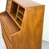 Secrétaire en teck de Chr. Møller, années 1960