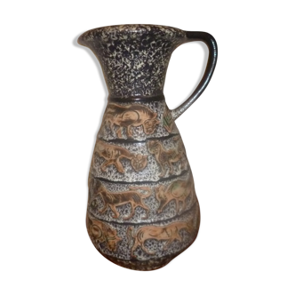 Germany fat style ceramic jug vase lava