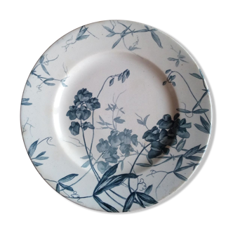 Ancienne assiette Pois de Senteur