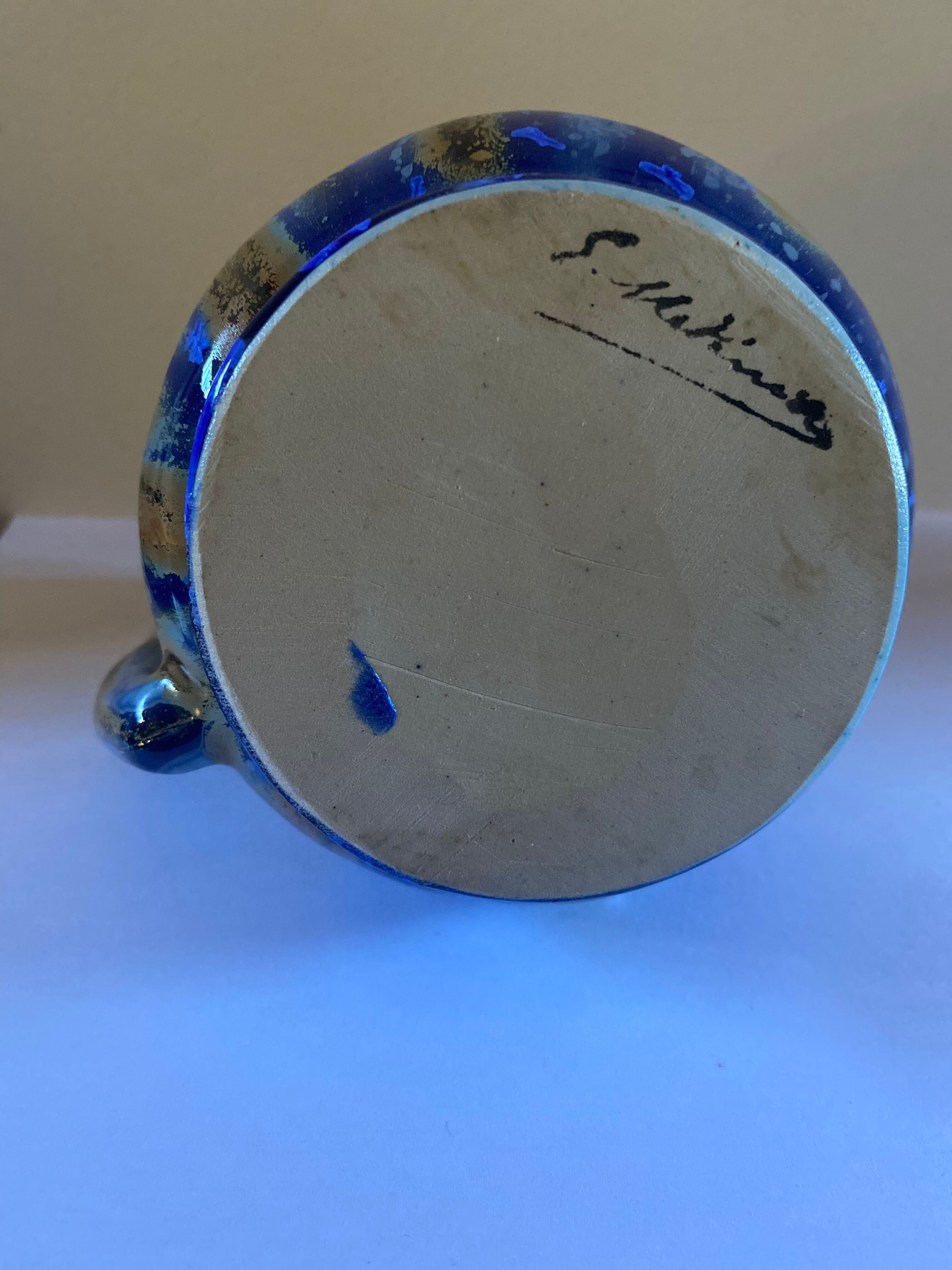 Pitcher, manufacture Méténier, circa 1930