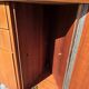 Scandinavian corner unit in teak from the 1960s.