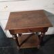 Louis XVI style bedside table in solid oak