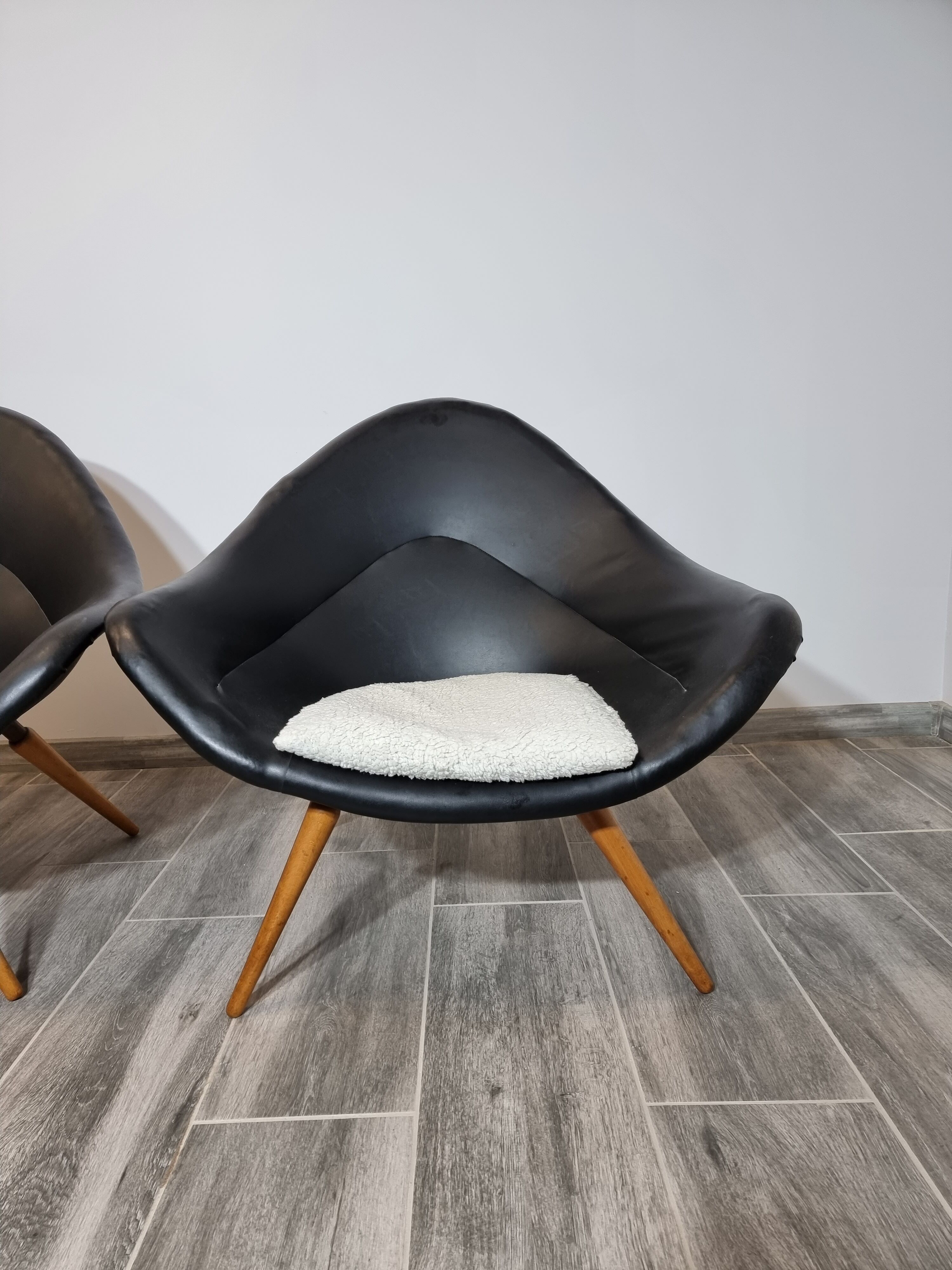 Pair of Brussels expo armchairs