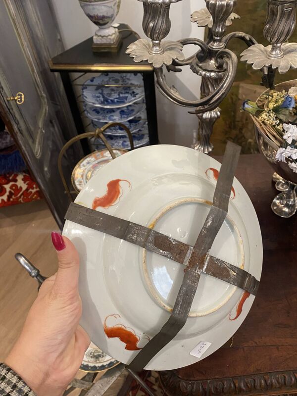Assiette porcelaine chinoise 19s
