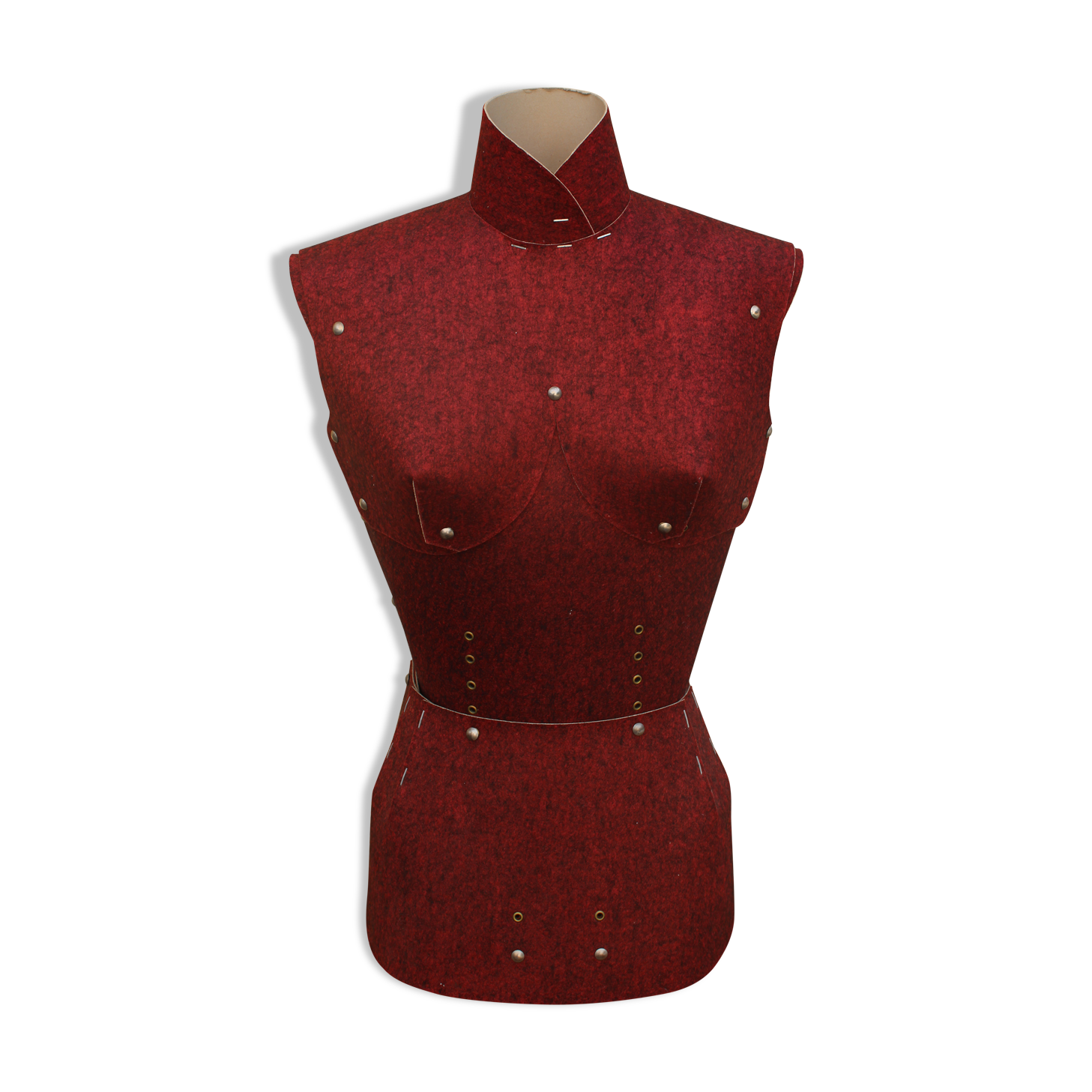 Cardboard sewing mannequin