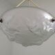 Signed Muller Frères Lunéville Art Deco Ceiling Light Flying Bird Detail
