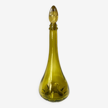 Green vintage carafe