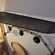 1950s wall-mounted coat rack