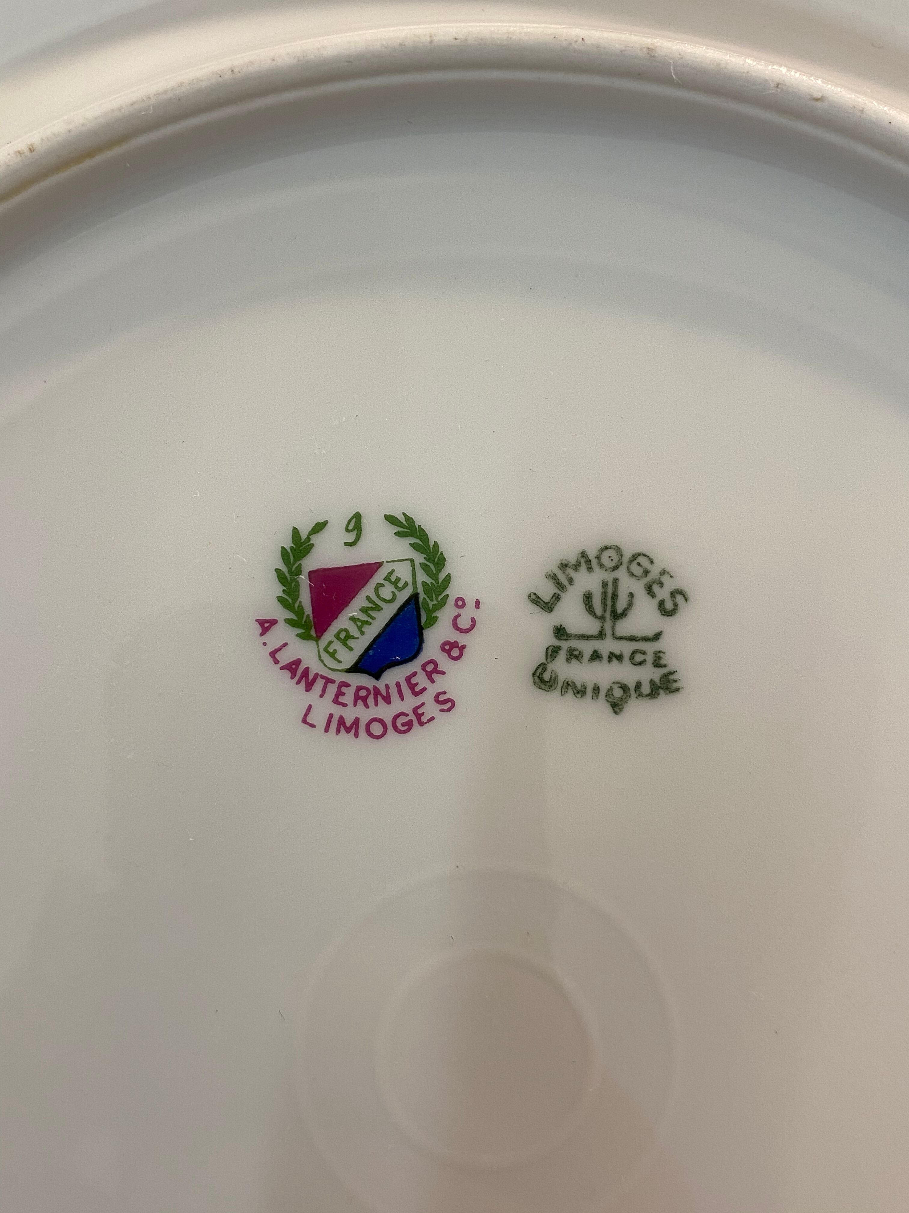 Limoges porcelain service