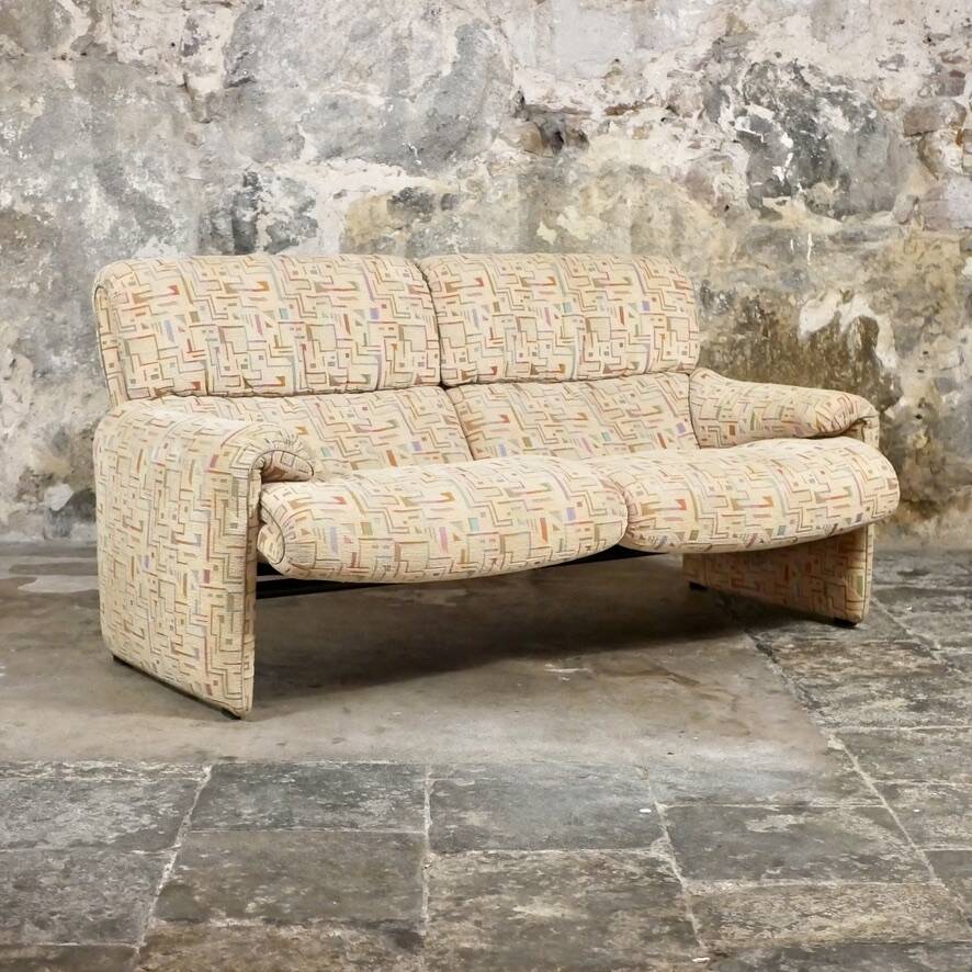 Strässle graphic sofa, 1980s