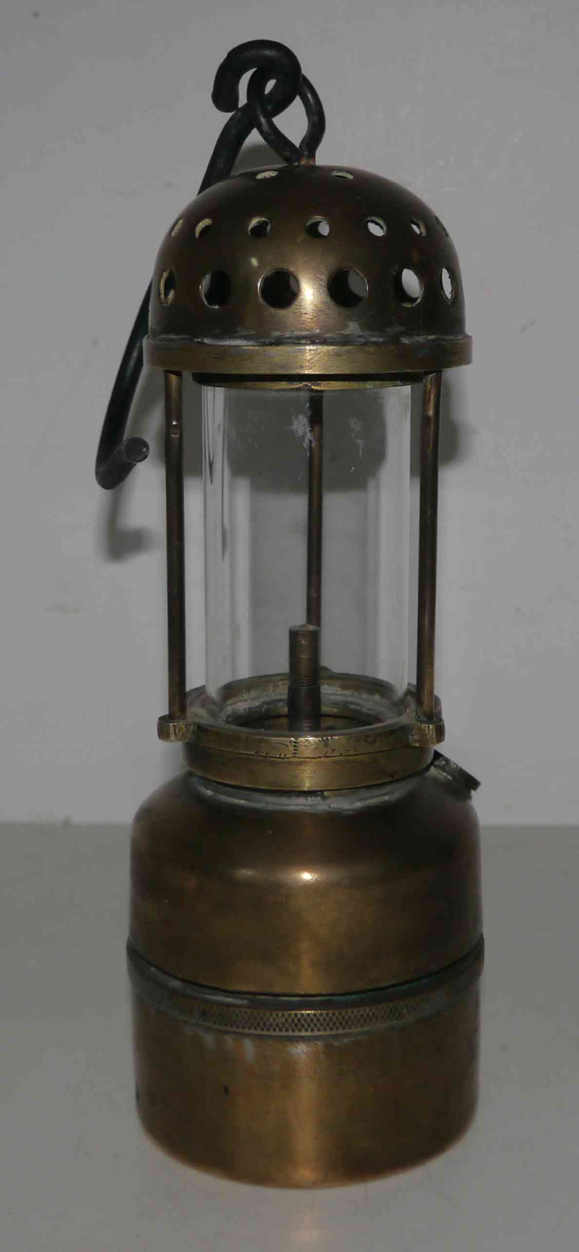 Lampe mineur Arras type « A T » en laiton à acétylène Selency