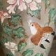 Antique Japanese vase in ceramic with floral and bird decoration, 19th century.