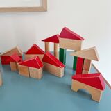 Vintage wooden construction toy