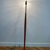 Pied Lampadaire acajou années 70