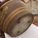 Decorated ceramic basin/pot