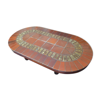 Roger Capron ceramic coffee table