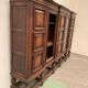 Renaissance style library in solid oak XX century