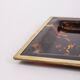 Vintage Italian Brass and Acrylic Glass Tray, 1970s
