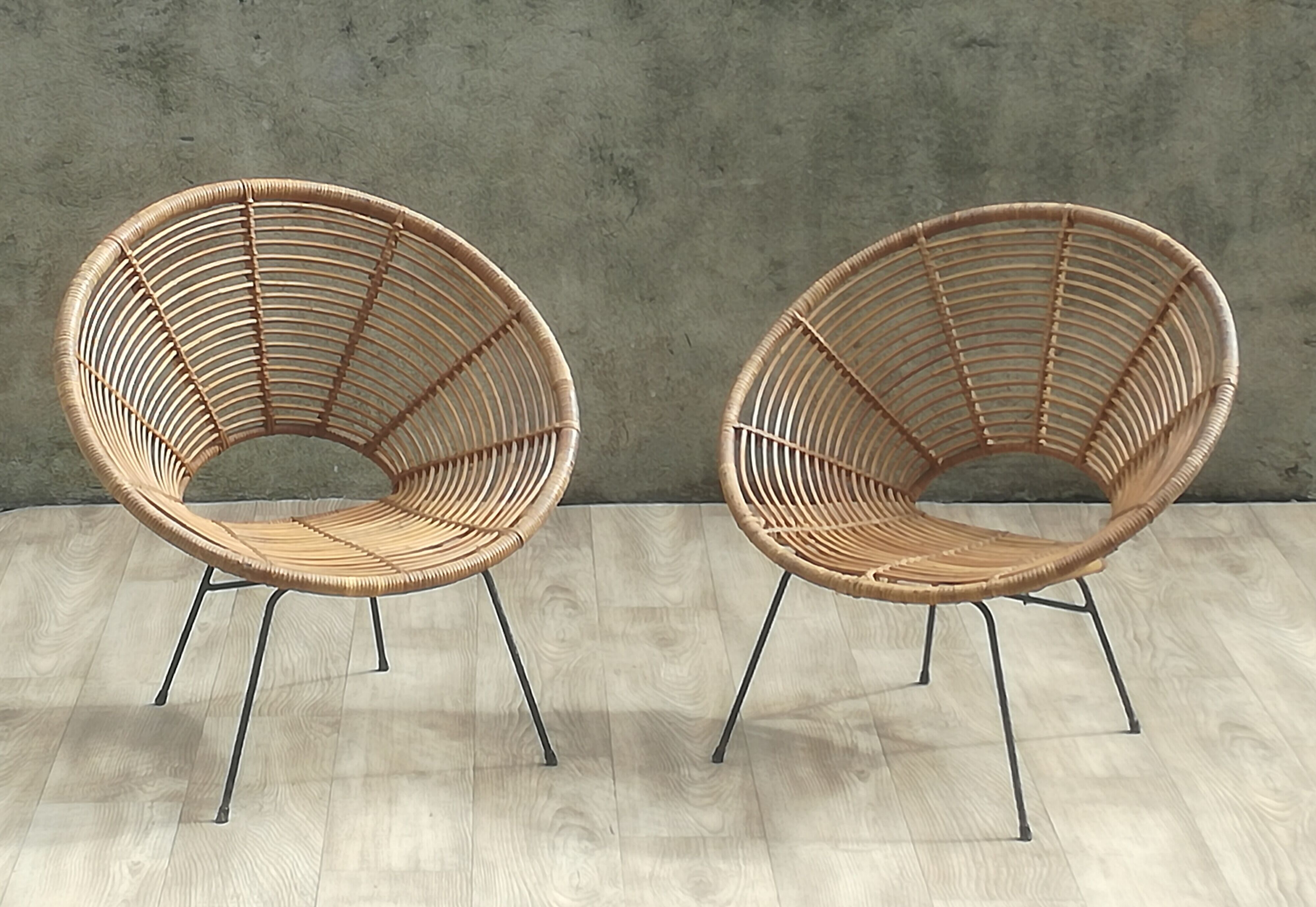 Pair of armchairs in the 1950