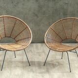 Pair of armchairs in the 1950