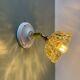 Vintage amber glass lampshade - tableware collection