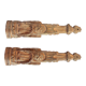 2 ornaments of bronze furniture bases