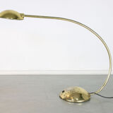 Vintage golden arc table lamp from meblo, 80s