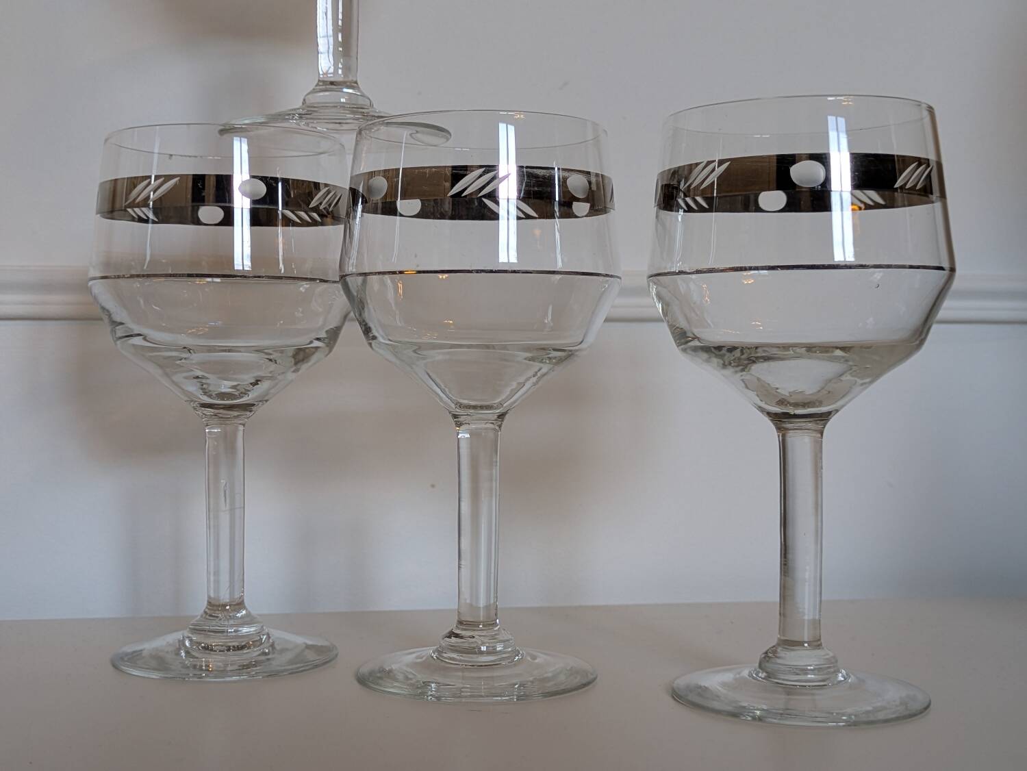 Art Deco Stemmed Glasses