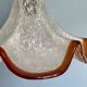 Chandelier tulips glass Mazzega Murano Pendant lamp 1970